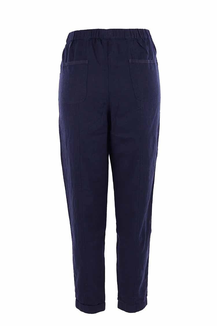 Maddison Pant in Navy Bottoms Milson 
