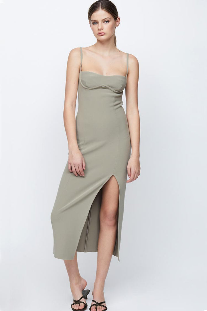 Marisol Midi Dress in Sage | FINAL SALE