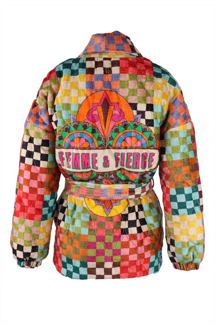 Maxine Colourful Velvet Jacket