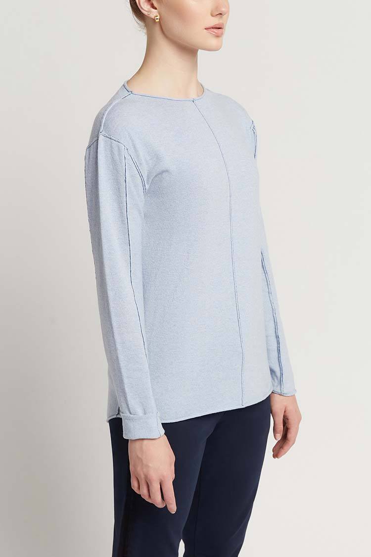 Mia Jumper in Chambray / Denim Tops Milson 