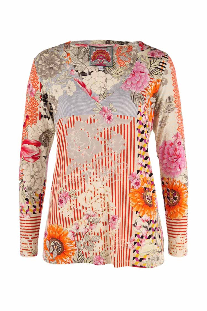 Milly Fav LS V-Neck Tee