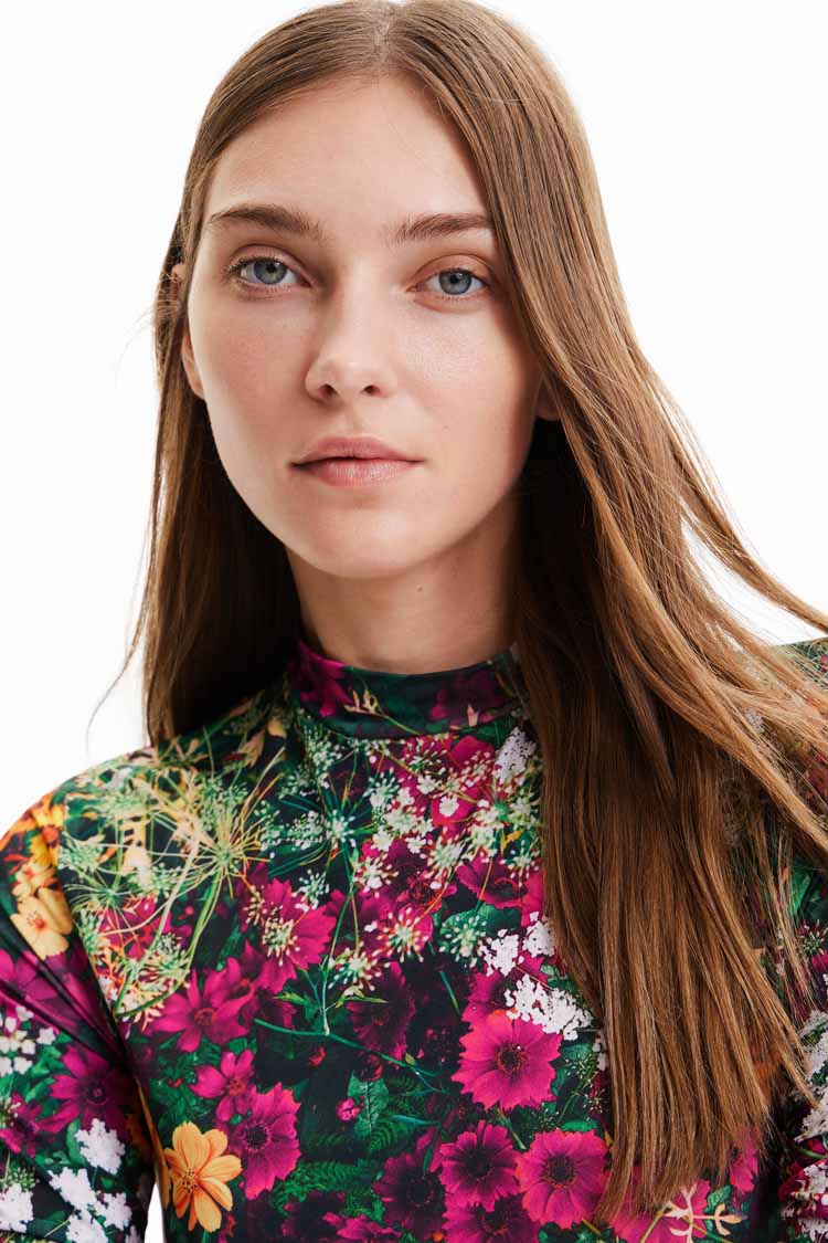 Mini-flower Print Bodysuit | FINAL SALE