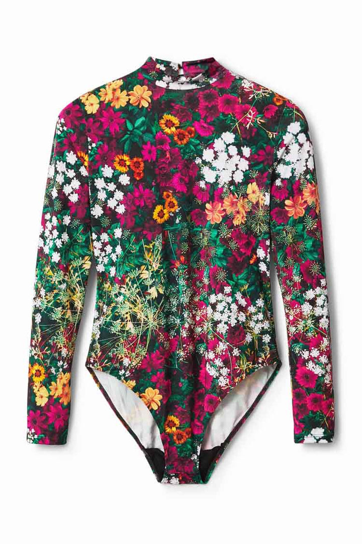 Mini-flower Print Bodysuit in Floral | FINAL SALE