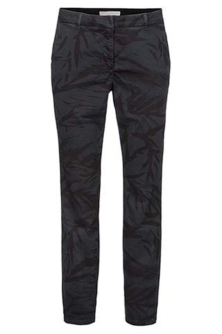 Minimal Print Pantalon in Black Bottoms Yaya 