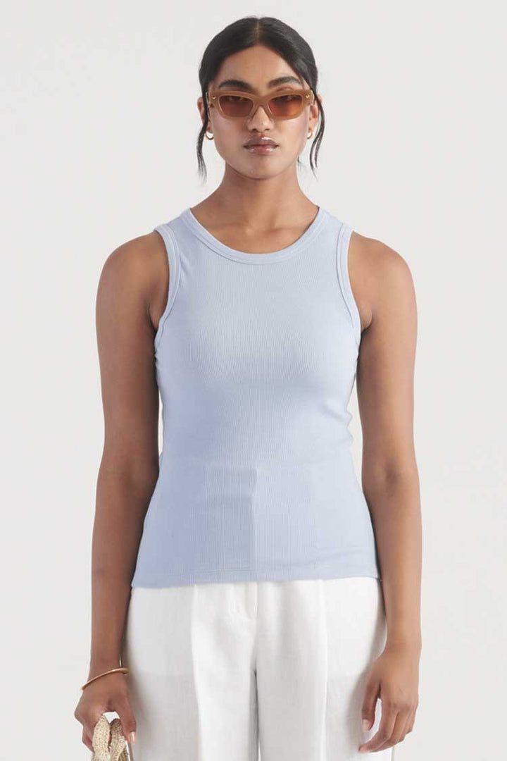Nola Tank in Cornflower Blue