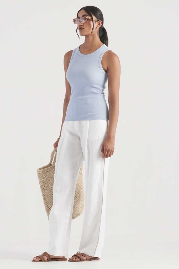 Nola Tank in Cornflower Blue