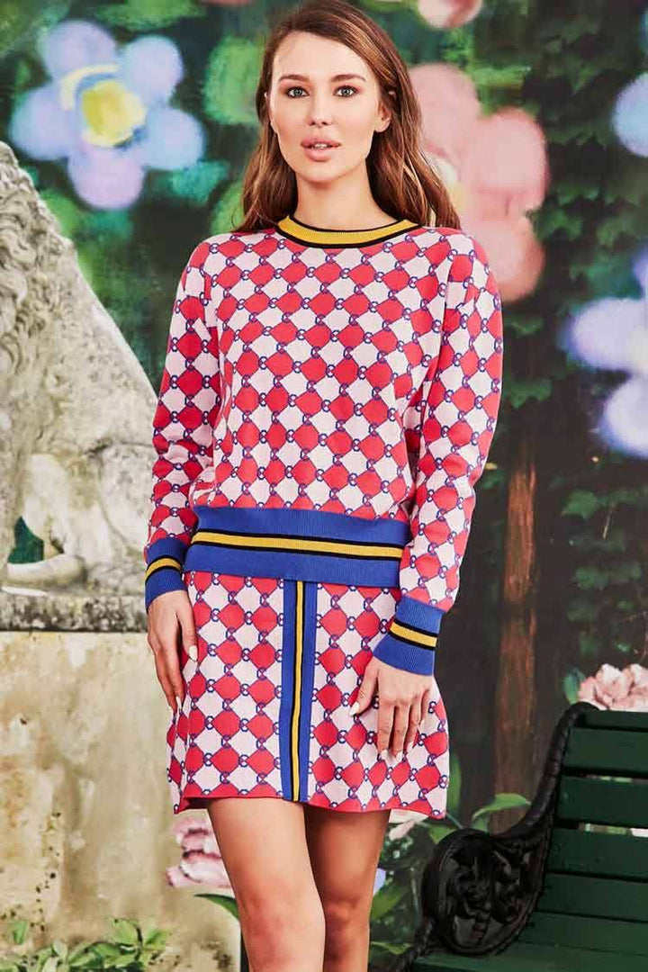 Now You C It Skirt in Rose Bottoms Coop 