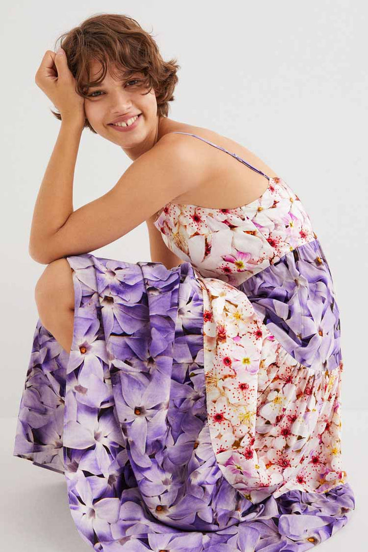 Photographic Floral Print Dress | FINAL SALE
