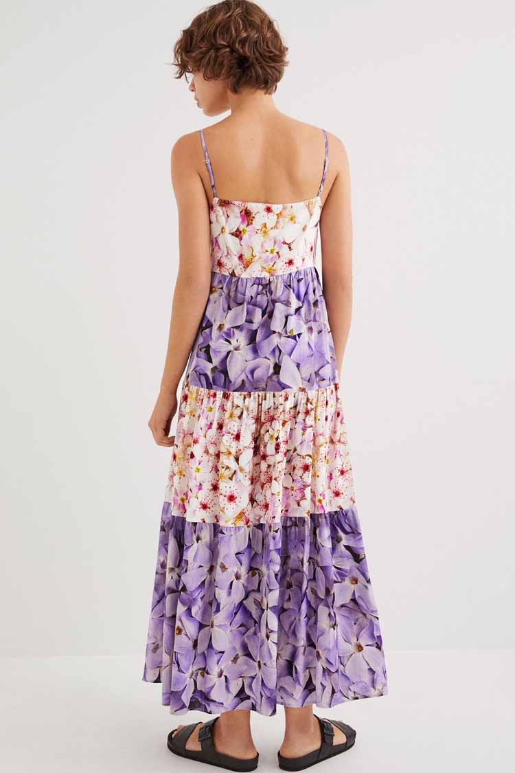 Photographic Floral Print Dress | FINAL SALE