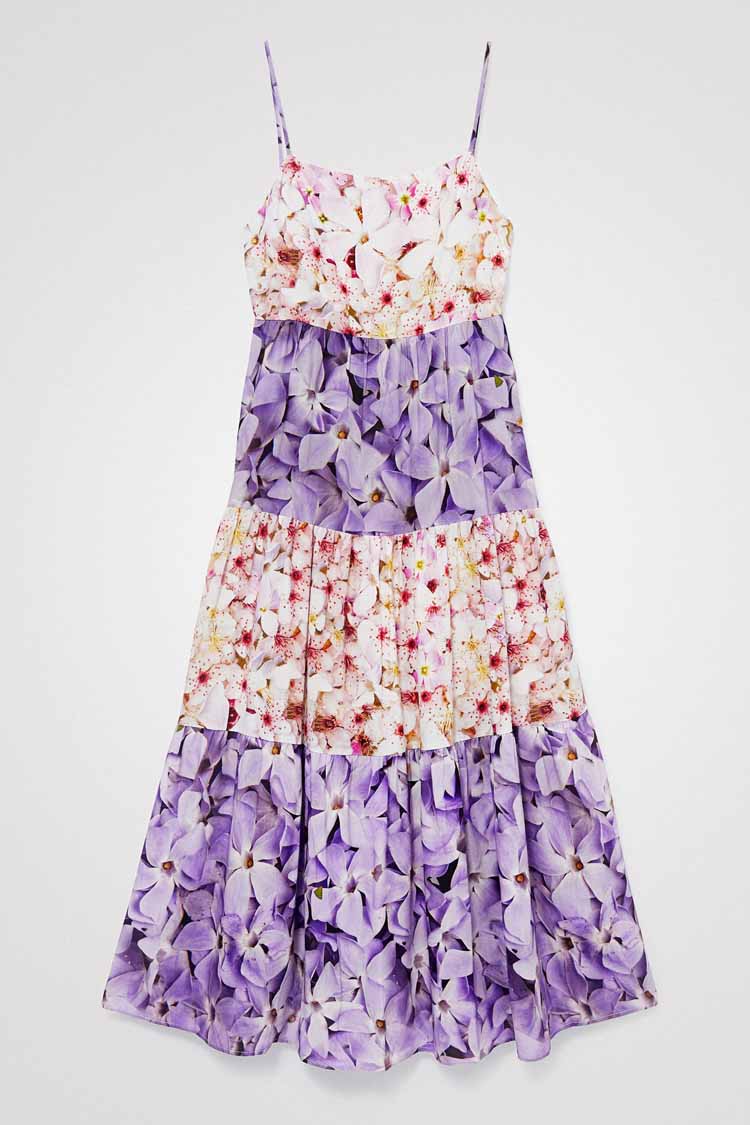 Photographic Floral Print Dress | FINAL SALE