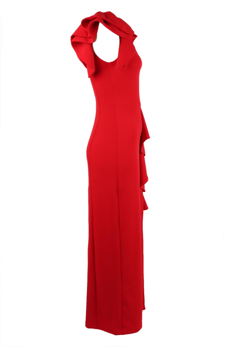 Pia Long Gown in Red