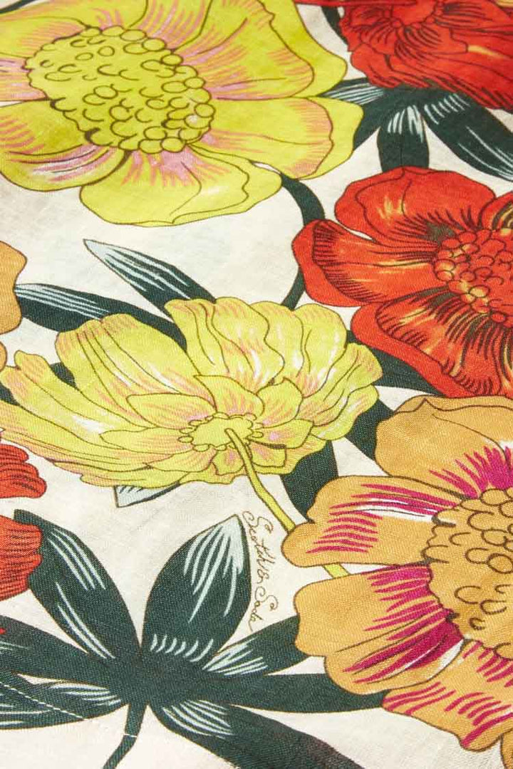 Printed Linen Hawaiian Shirt | FINAL SALE
