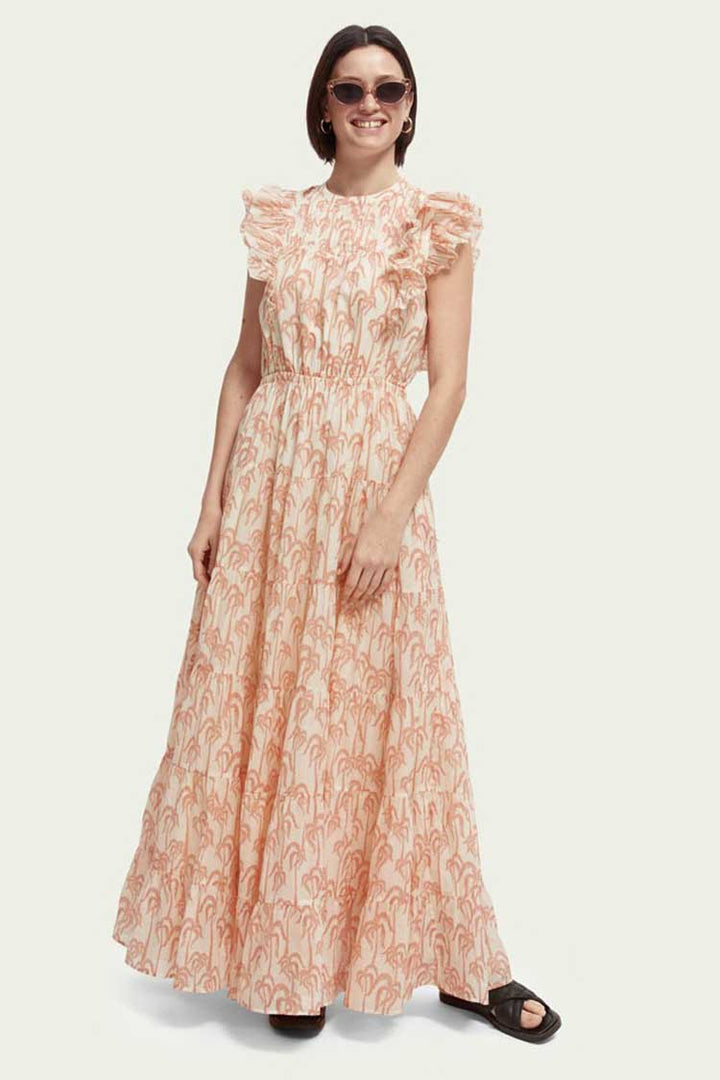 Printed Maxi Cotton Voile Dress | FINAL SALE