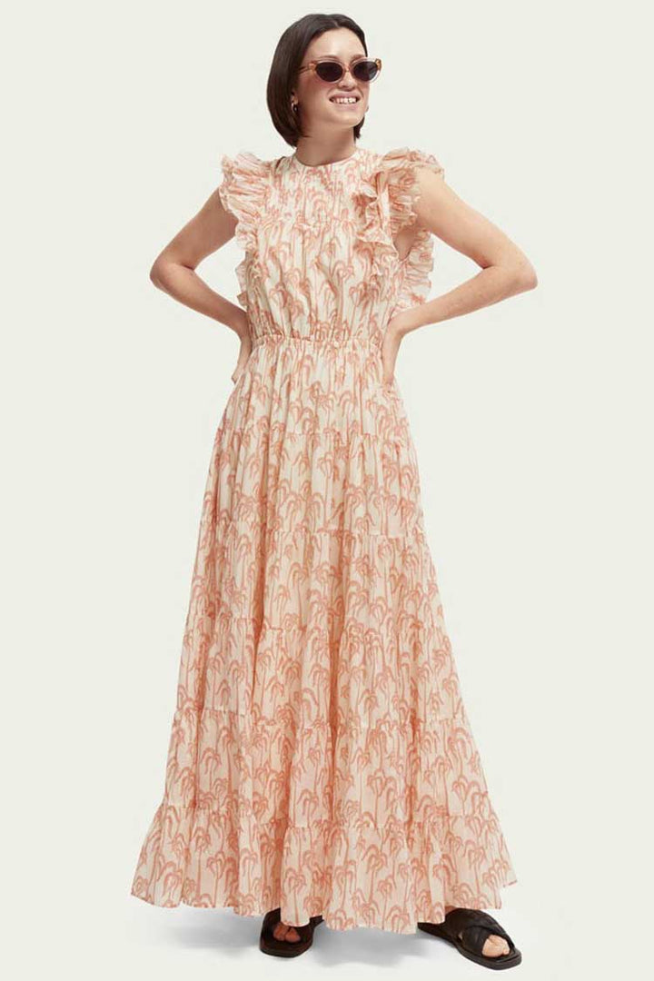 Printed Maxi Cotton Voile Dress | FINAL SALE