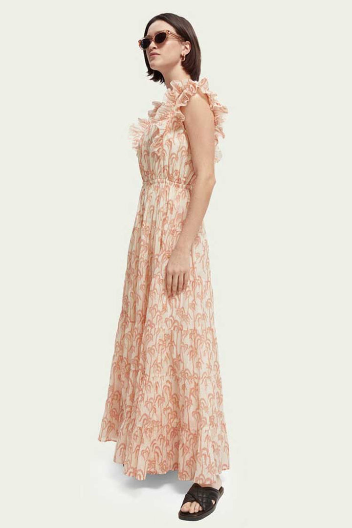 Printed Maxi Cotton Voile Dress | FINAL SALE