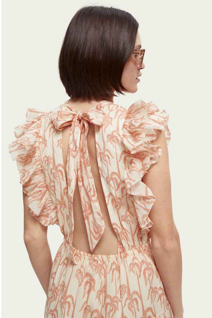 Printed Maxi Cotton Voile Dress | FINAL SALE