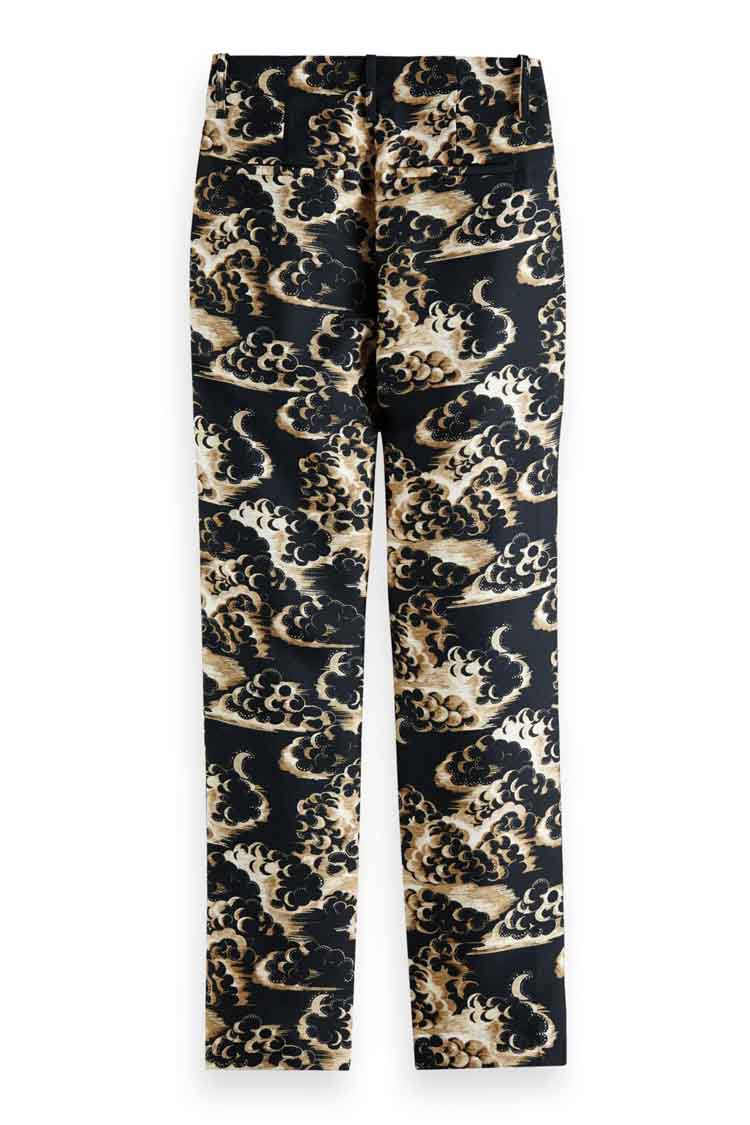 Printed Tapered Mid-Rise Pants | FINAL SALE