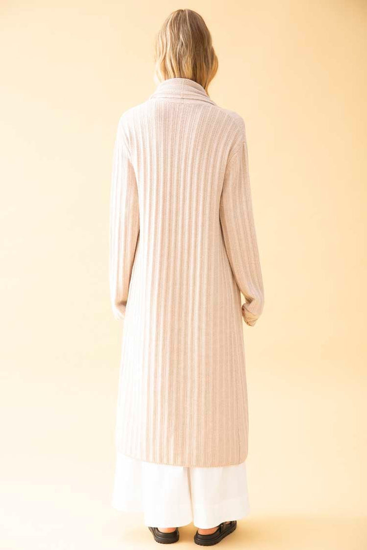 Puff Rib Coat in Tea Rose Jackets & Outerwear Mela Purdie 