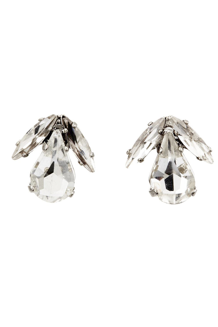 Raina Clear Crystal Earring