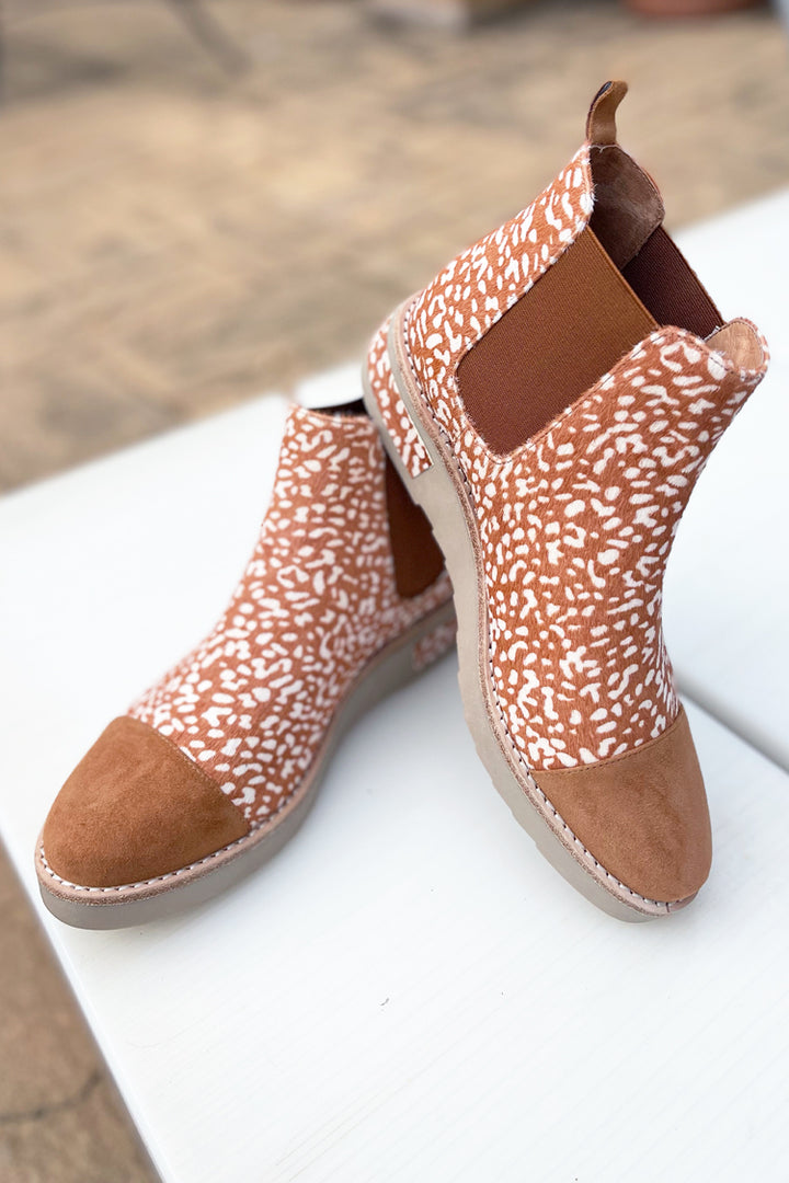 Raquel Pony Boots in Tan | FINAL SALE