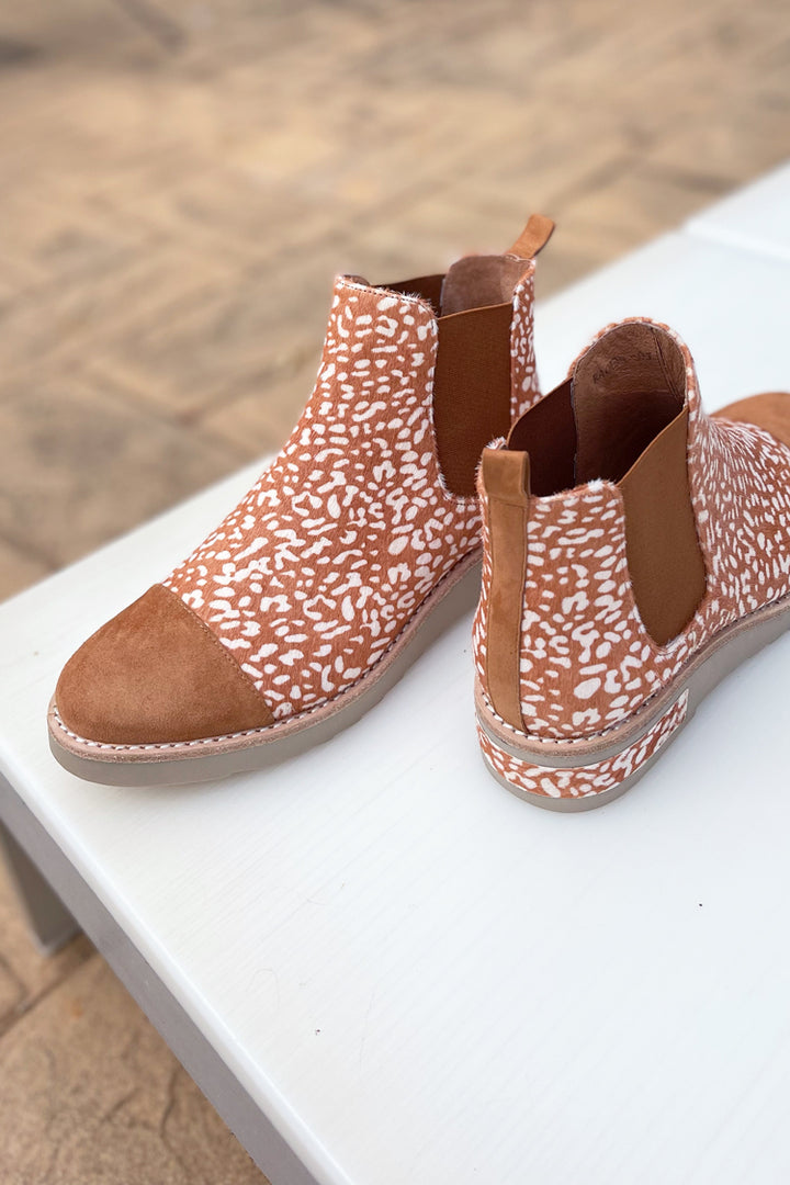 Raquel Pony Boots in Tan | FINAL SALE