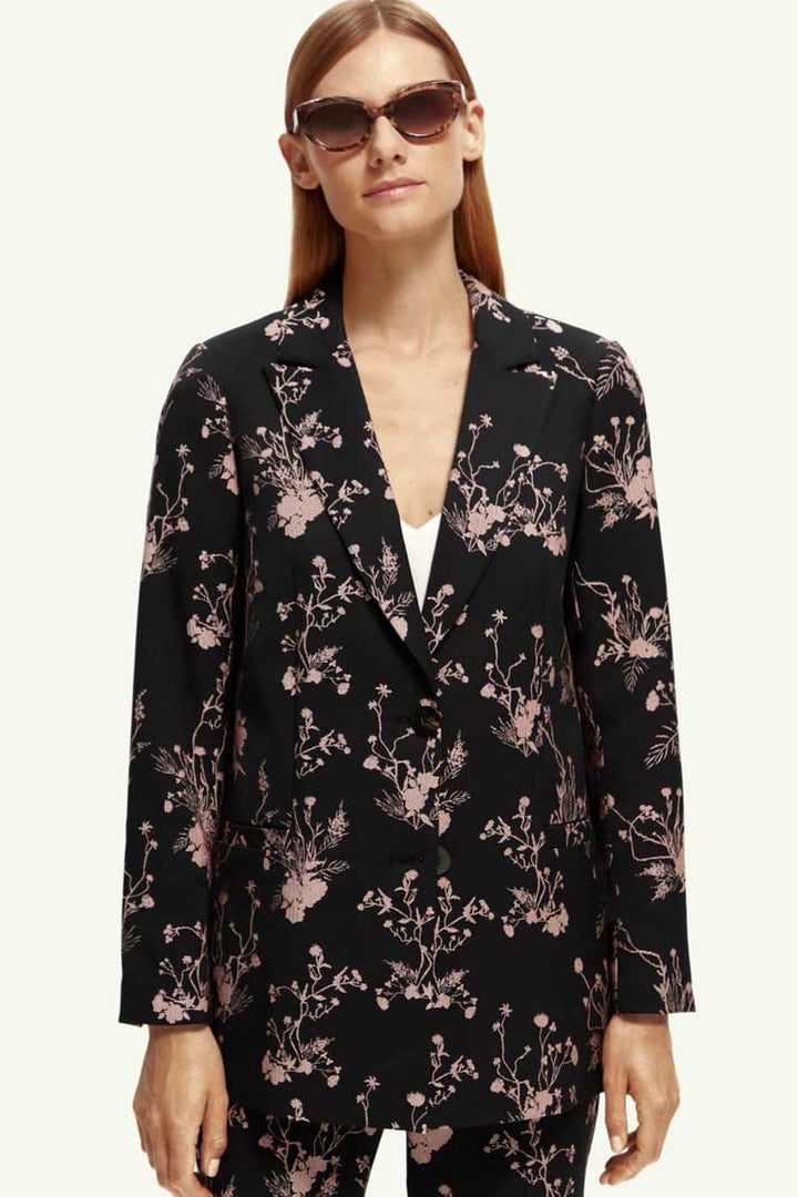 Relaxed Fit Jacquard Blazer | FINAL SALE