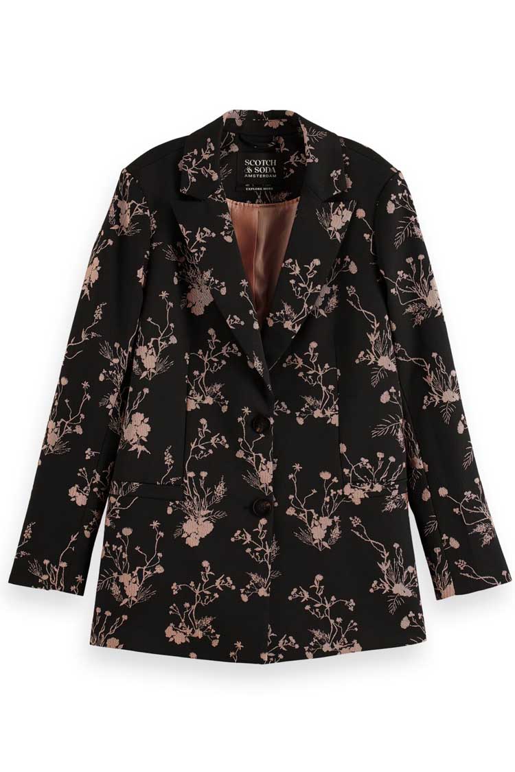 Relaxed Fit Jacquard Blazer | FINAL SALE