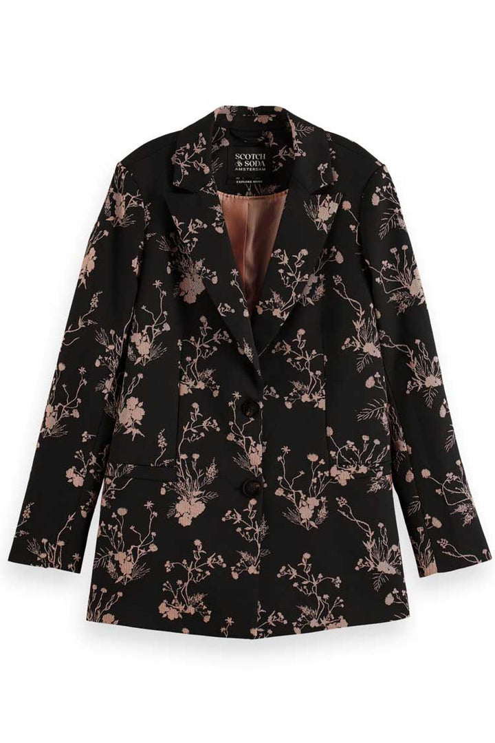Relaxed Fit Jacquard Blazer | FINAL SALE