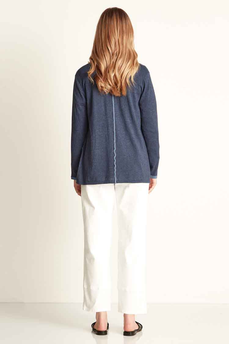 Reminisce Cardi in Denim Blue