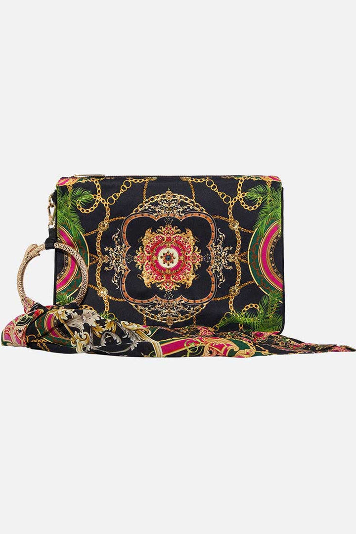 Ring Scarf Clutch in Jealousy & Jewels