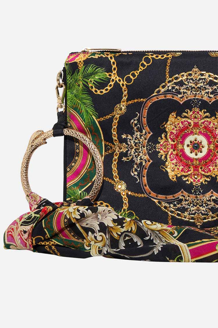 Ring Scarf Clutch in Jealousy & Jewels