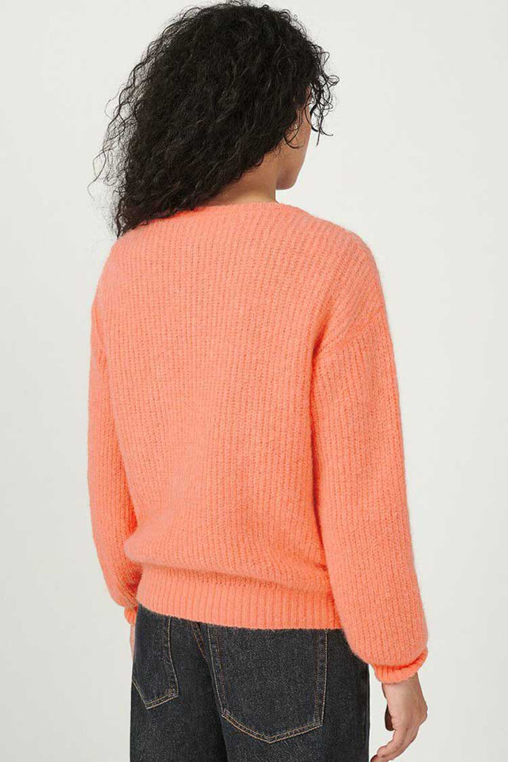 Rozy Mid Length Pullover in Peach | FINAL SALE