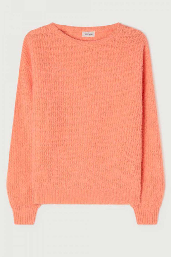 Rozy Mid Length Pullover in Peach