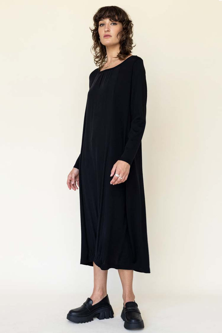 Ruched Hem Cocoon Dress