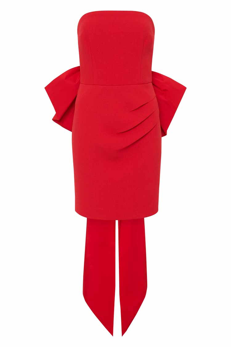 Scarlette Strapless Bow Mini Dress | FINAL SALE
