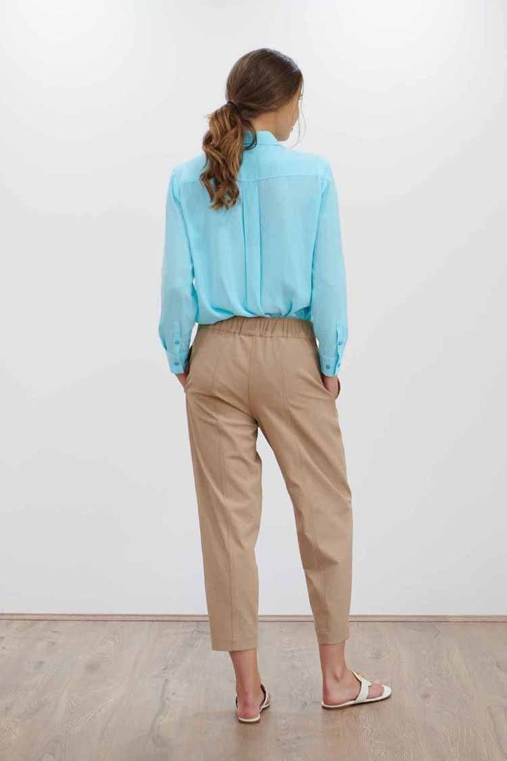 Single Pocket Shirt in Aqua Tops Mela Purdie 