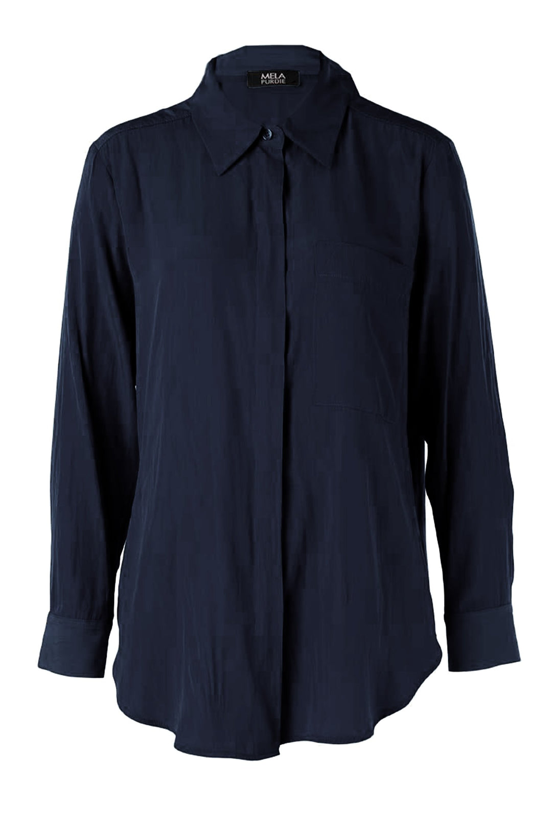 Single Pocket Shirt in Navy Tops Mela Purdie 