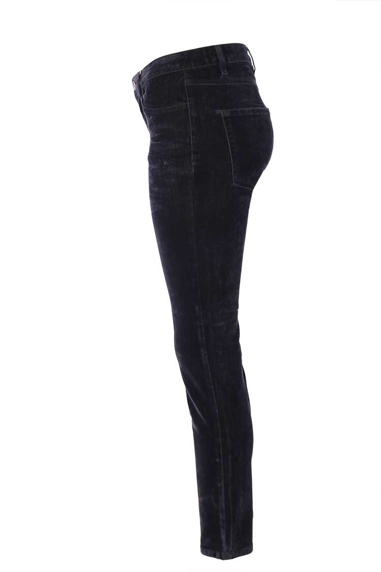 Skinny Velvet Look Jeans Bottoms Monari 