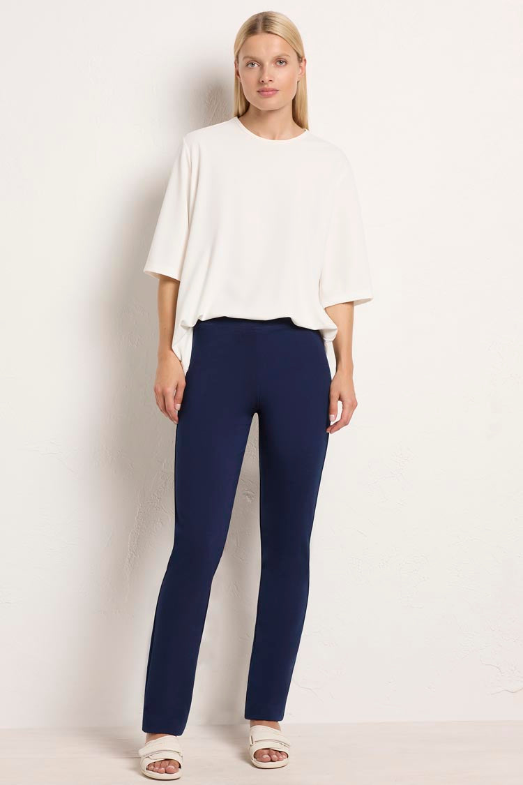 Slim Leg Pant in Denim