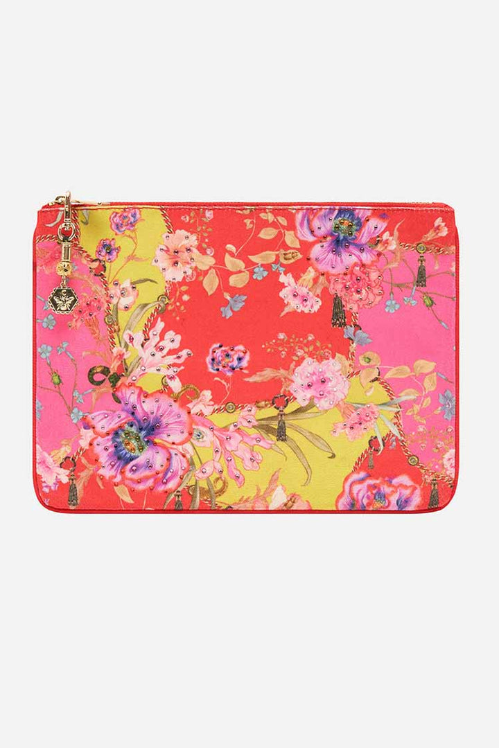 Small Canvas Clutch in The Beetles
