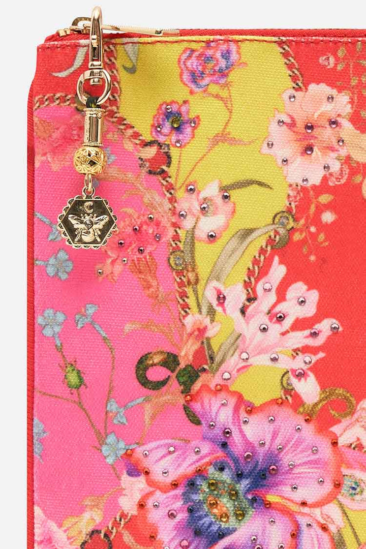 Small Canvas Clutch in The Beetles