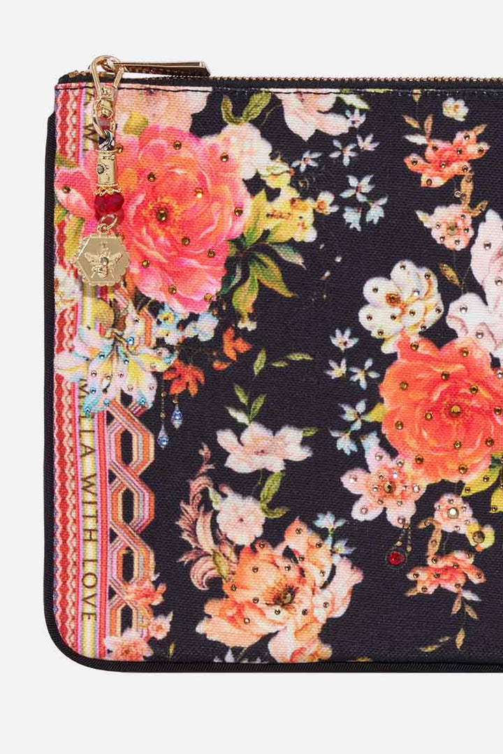 Small Canvas Clutch in Secret History