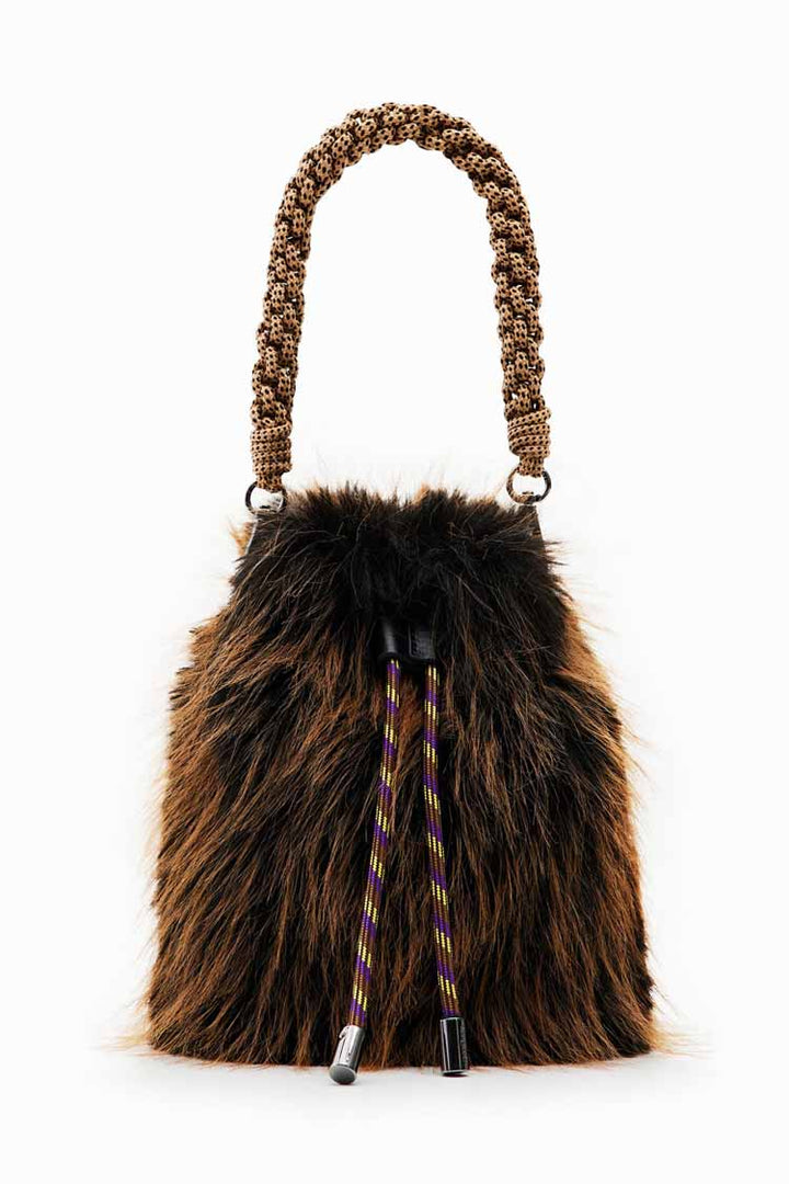 Small Fur Bucket Bag