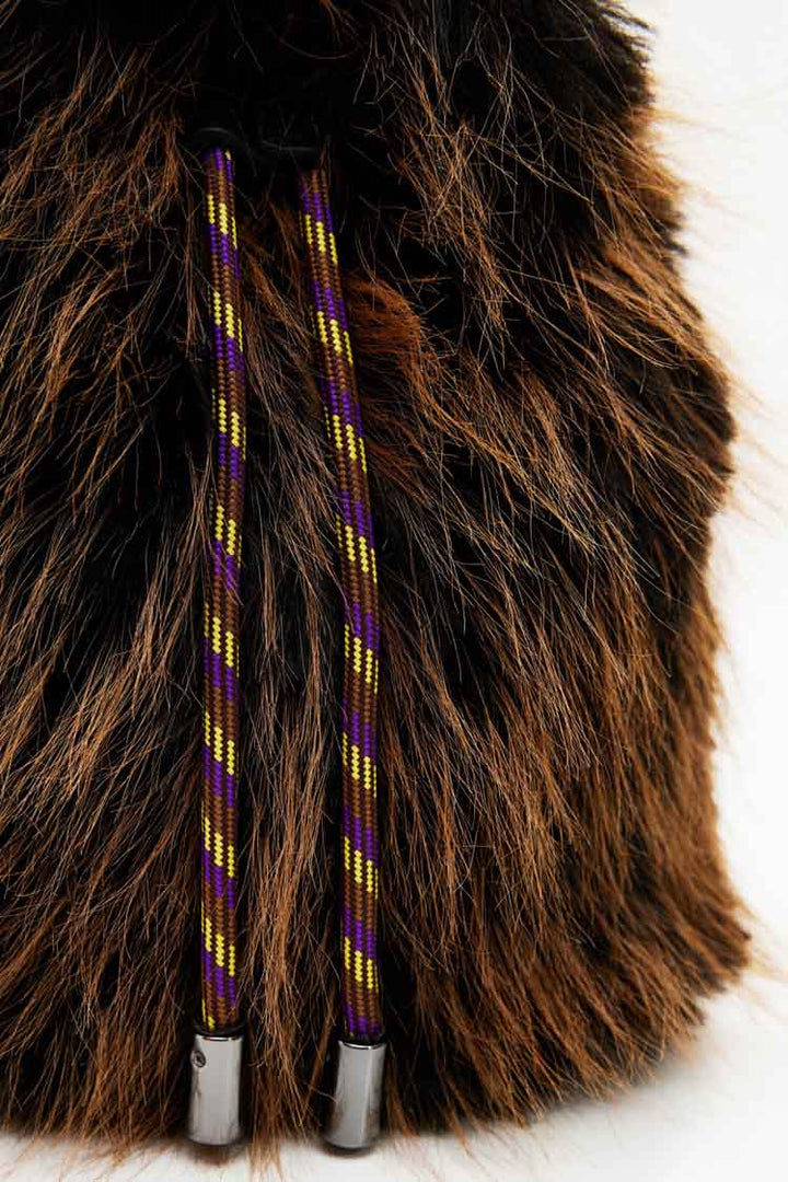 Small Fur Bucket Bag