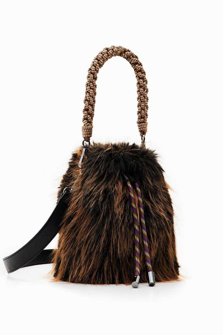 Small Fur Bucket Bag