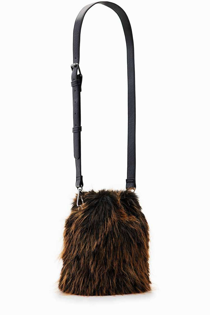 Small Fur Bucket Bag