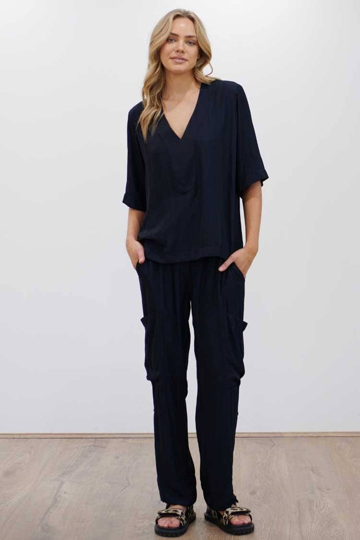 Soft Cargo in Navy Bottoms Mela Purdie 