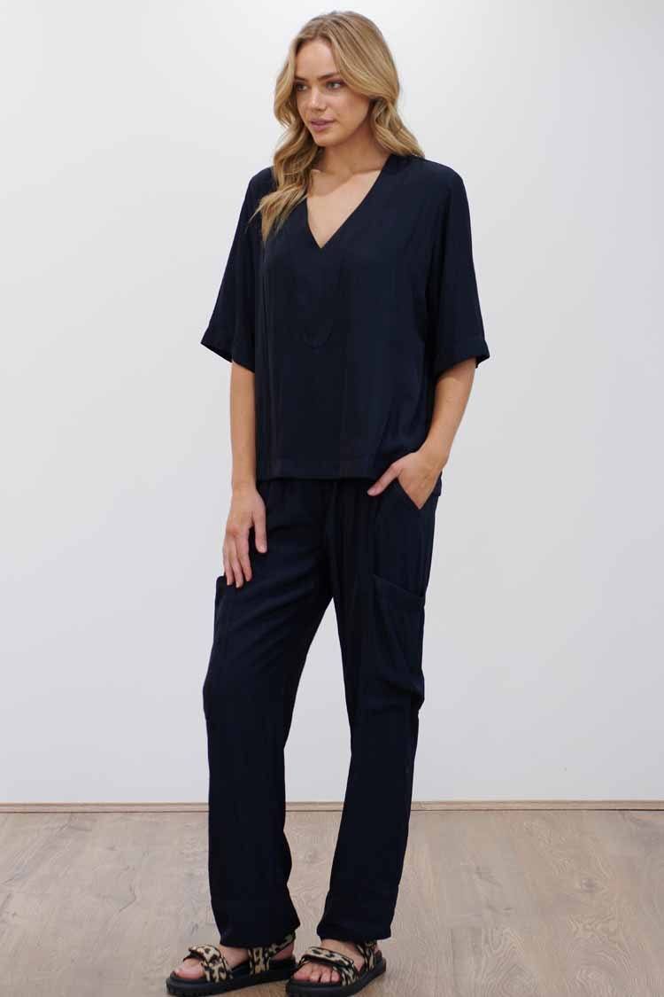 Soft Cargo in Navy Bottoms Mela Purdie 