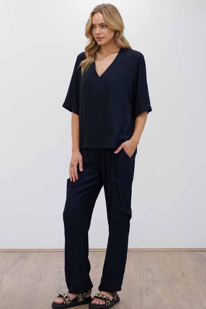 Soft Cargo in Navy Bottoms Mela Purdie 