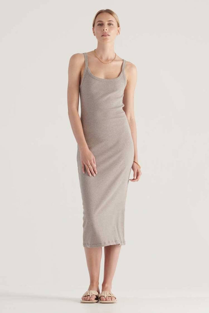 Sonia Dress in Walnut Dresses Elka Collective 